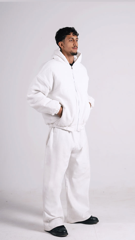 TWO FACED PUFFER JACKET OFF-WHITE