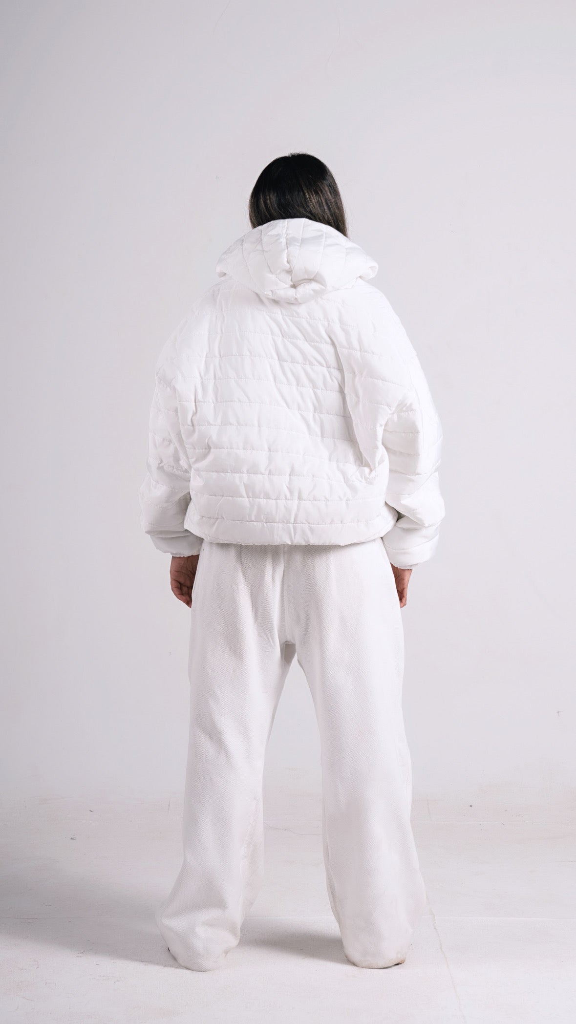 TWO FACED PUFFER JACKET OFF-WHITE