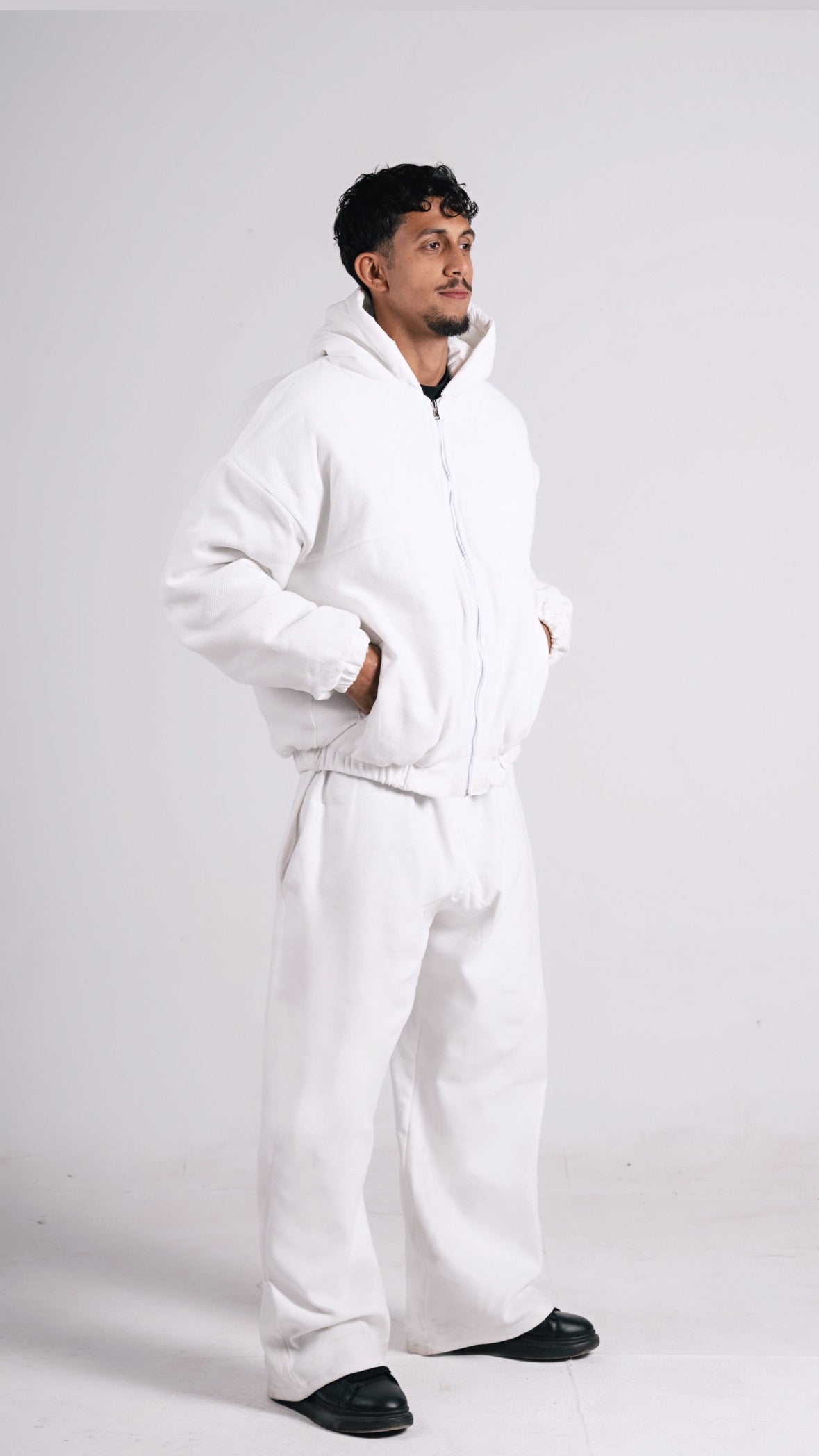 TWO FACED PUFFER JACKET OFF-WHITE