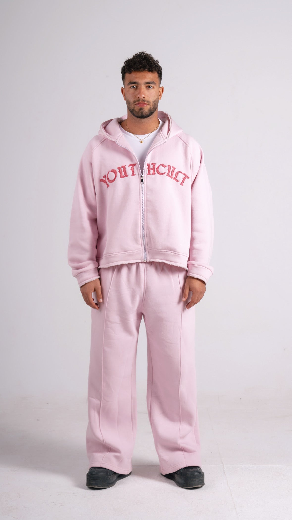 BABY PINK CULT ZIPPER JACKET