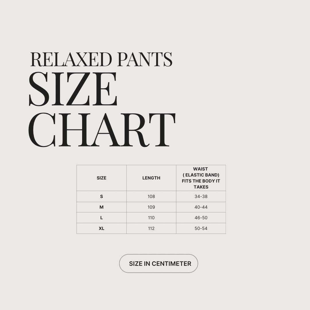 BLACK SIGNATURE RELAXED PANTS
