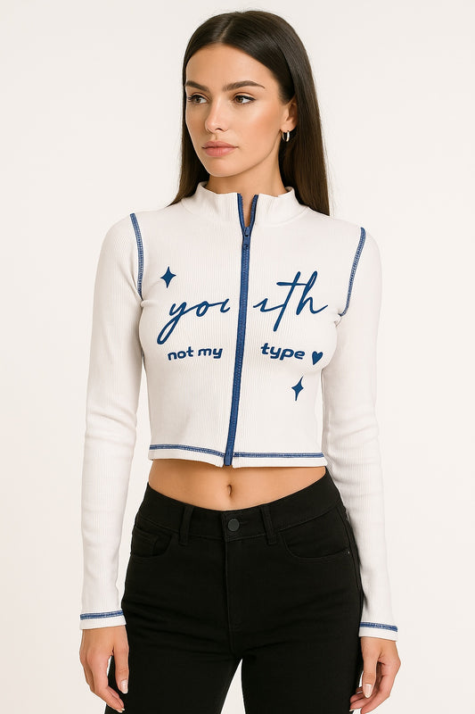 off-white ripped zipper