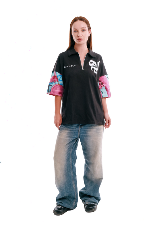 MONACO BLACK T-SHIRT
