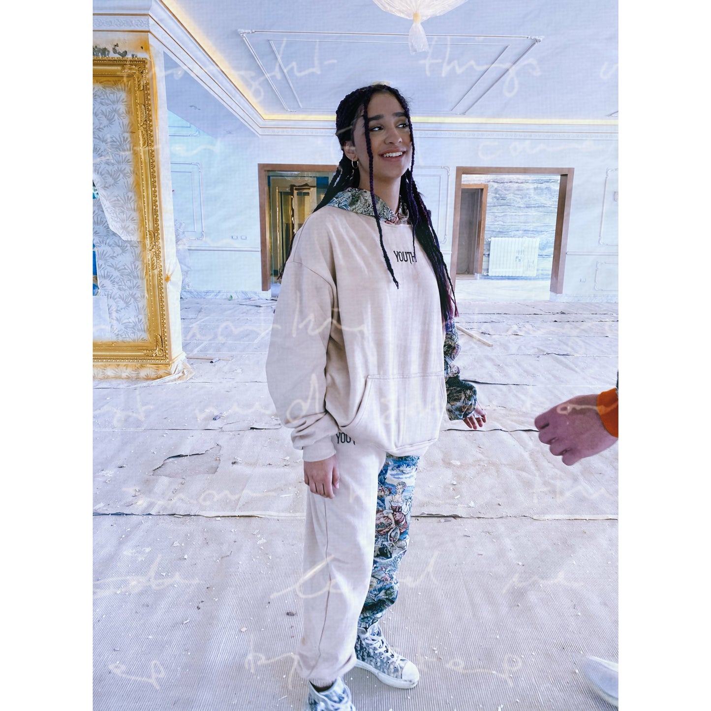 HALF AND HALF sweatpants