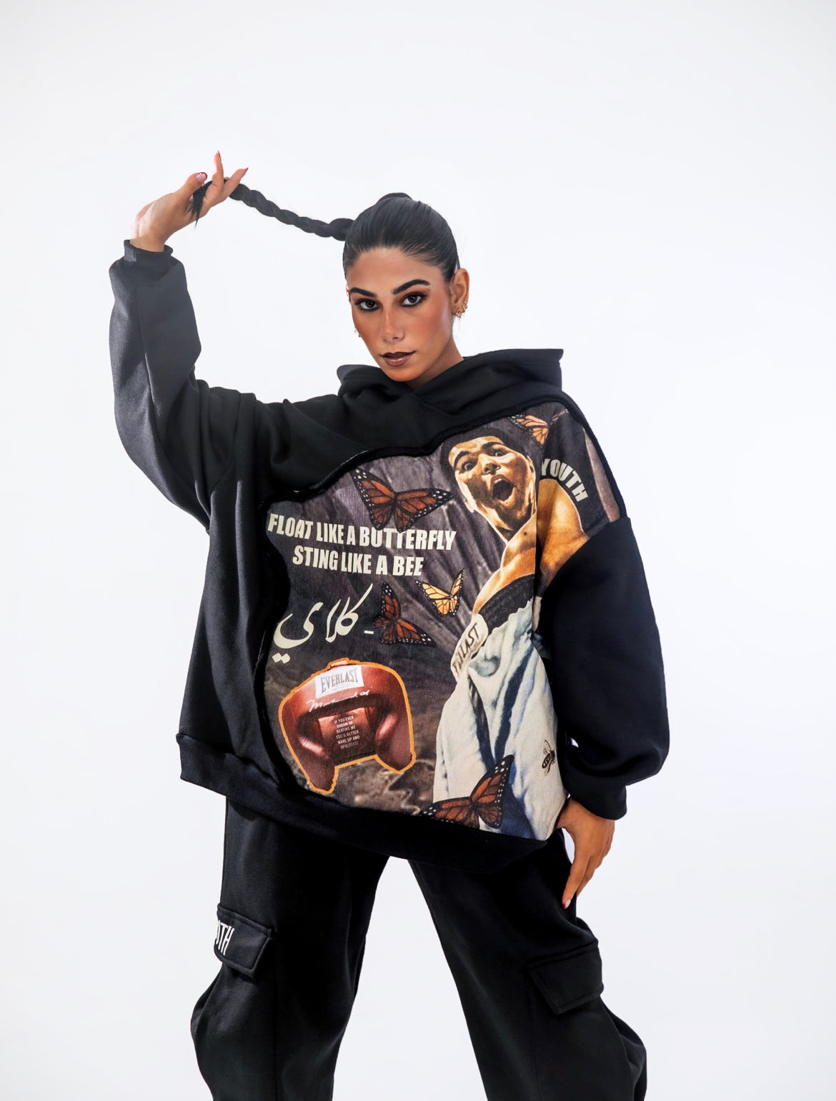 BLACK G.O.A.T HOODIE