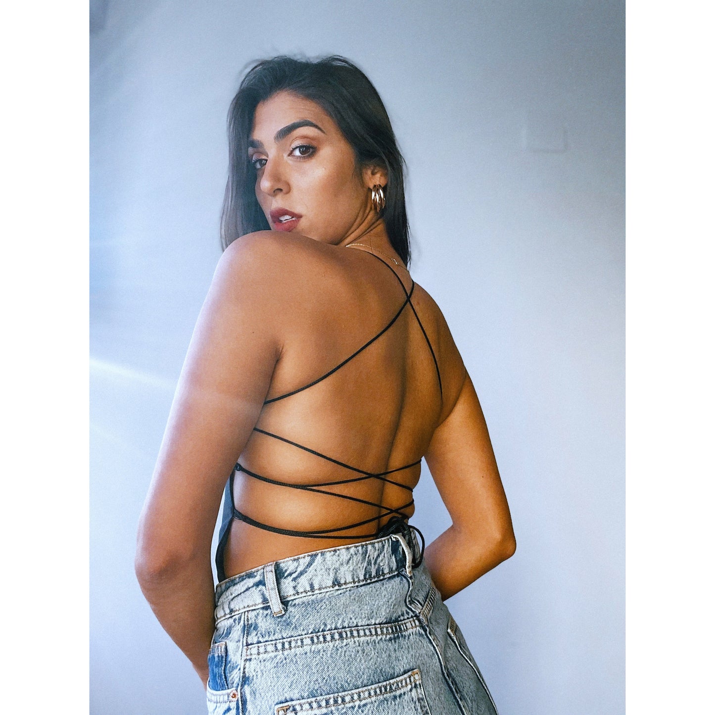 Backless top