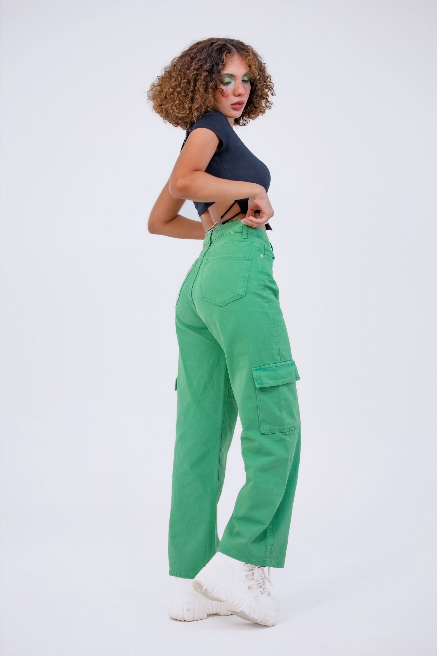 GREEN CARGO PANTS