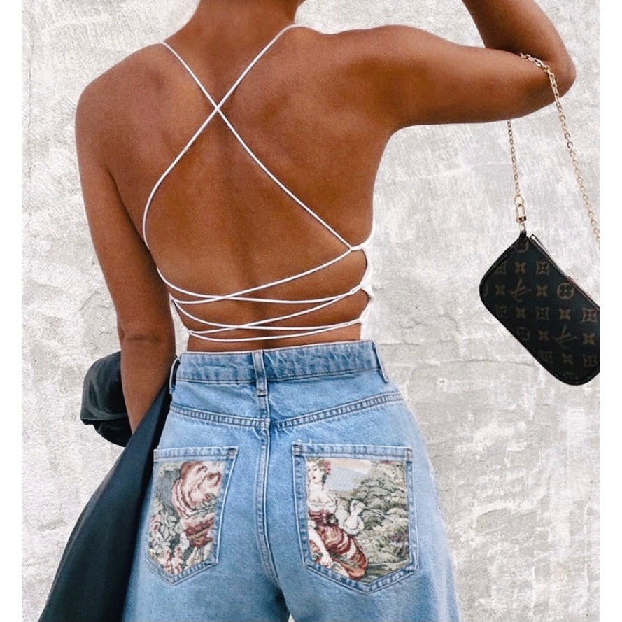 Backless top
